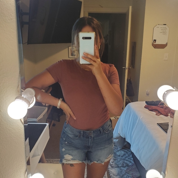 Rustic Rusty Orange soft tshirt - Picture 1 of 6